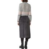 Rok - Imitatiesuède - Midirok - Hoog Uitgesneden Pasvorm