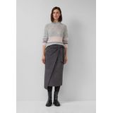 Rok - Imitatiesuède - Midirok - Hoog Uitgesneden Pasvorm
