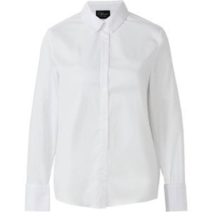 Blouse - Katoen - Popeline - Normale Pasvorm - Decoratieve Accenten