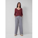 T-shirt - Longsleeves - Zacht en Behaaglijk - V-hals - Gerolde Zoom