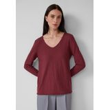 T-shirt - Longsleeves - Zacht en Behaaglijk - V-hals - Gerolde Zoom