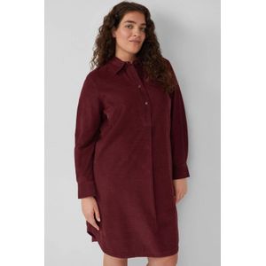 Jerseyjurk - Herfst - Met Naaldkoord - Ontspannen Pasvorm - Overhemdkraag