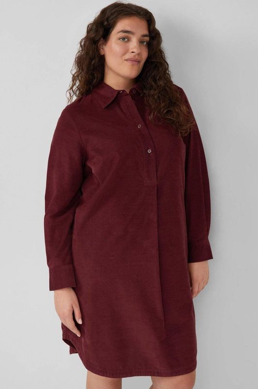 Jerseyjurk - Herfst - Met Naaldkoord - Ontspannen Pasvorm - Overhemdkraag