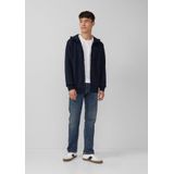 Sweatshirt Jas - Hoodie - Sportieve Stoffenmix - Met Capuchon - Casual Dagen