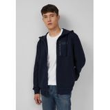 Sweatshirt Jas - Hoodie - Sportieve Stoffenmix - Met Capuchon - Casual Dagen