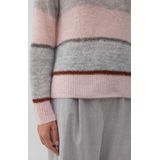 s.Oliver BLACK LABEL Trui  grijs / lichtgrijs / rosa