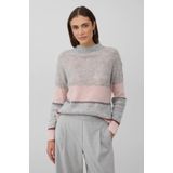 s.Oliver BLACK LABEL Trui  grijs / lichtgrijs / rosa