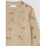 s.Oliver - Gebreide Trui - Uniseks - Zachte Katoenmix - Berenborduursel