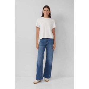s.Oliver - Wide Leg Jeans - Medium Blue Denim