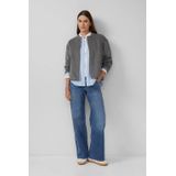 s.Oliver - Wide Leg Jeans - Medium Blue Denim