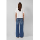 s.Oliver - Wide Leg Jeans - Medium Blue Denim