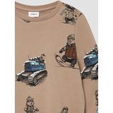 s.Oliver - Sweatshirt - Met Vrolijke All-over Print - Regular Fit