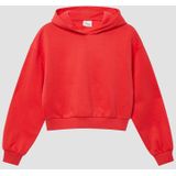 Sweatshirt - Geborstelde Hoodie - Oversized Pasvorm - Met Ronde Hals