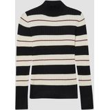 Gebreide Trui - Opstaande Kraag - Slim Fit - Lange Mouwen