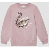 Sweatshirt - Zacht - Met Paillettenprint - Ronde Hals