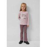 T-shirt - Longsleeve - Zacht Jersey - Glinsterende Pailletten - Ronde Hals