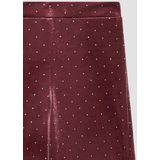 s.Oliver - Fluwelen Legging - Met Wijde Pijpen - Glanzende Strass-steentjes