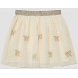 Rok - Meshrok - Gestippeld Motief - Kokerrok