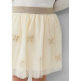 Rok - Meshrok - Gestippeld Motief - Kokerrok