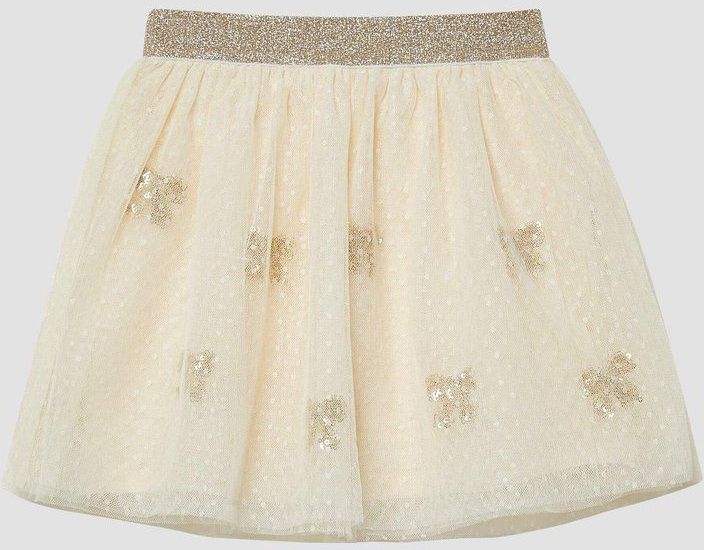 Rok - Meshrok - Gestippeld Motief - Kokerrok