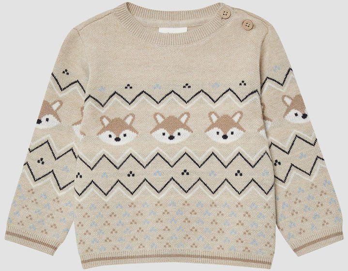 s.Oliver - Strickpullover - Jacquardtrui - Zacht