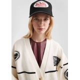 Q/S by s.Oliver - Gebreid Vest - Ecru - V-hals - Knoopsluiting