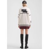 Q/S by s.Oliver - Gebreid Vest - Ecru - V-hals - Knoopsluiting