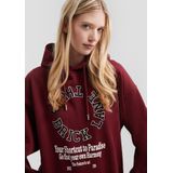 Sweatshirt - Oversized Hoodie - Met Frontprint