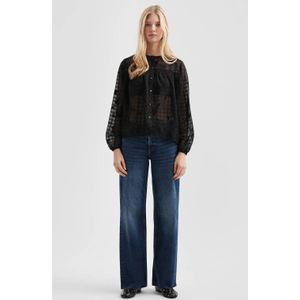 Jeans - Catie - Slanke Pasvorm - Wijde Pijpen - Superstretch Denim