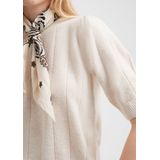 Gebreide Pullover - Zacht - Korte Mouwen - Normale Pasvorm - Ronde Hals