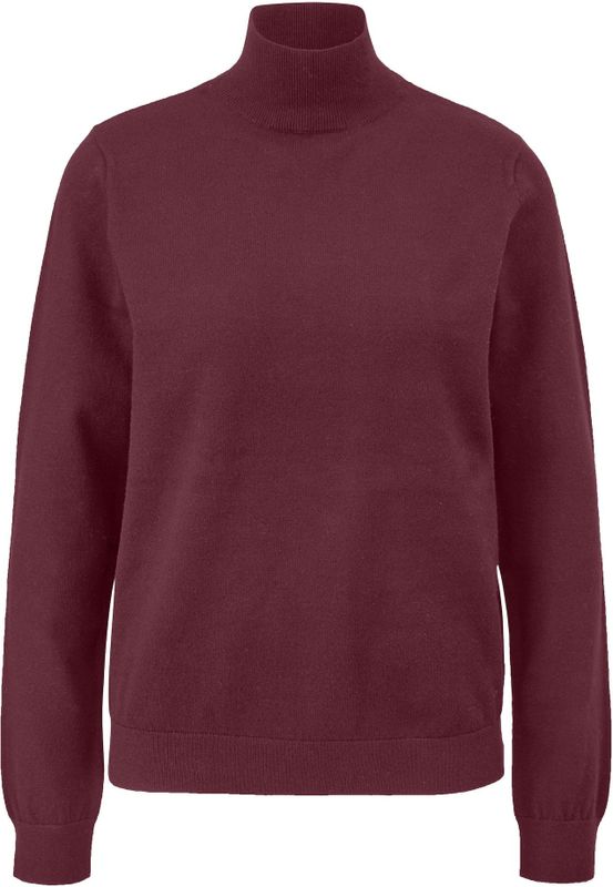 Gebreide Trui - Slim-fit Pullover - Zachte Fijngebreide Stof - Opstaande Kraag
