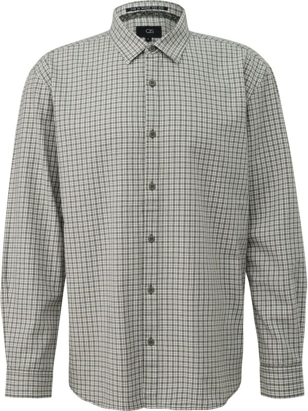 Overhemd - Regular Fit - Geruit - Katoenen Flanellen Keperstof