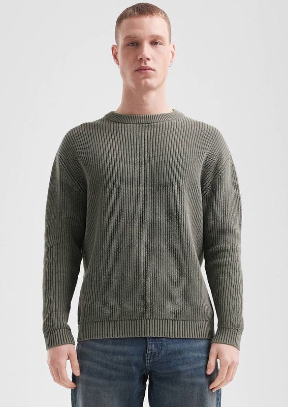 Gebreide Trui - Regular Fit - Grobstrik - Ronde Hals