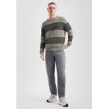 Q/S by s.Oliver - Gebreide Trui - Groen - Regular Fit - Lange Mouwen