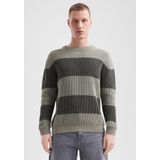 Q/S by s.Oliver - Gebreide Trui - Groen - Regular Fit - Lange Mouwen