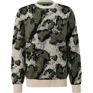 Q/S by s.Oliver - Fijn Gebreide Trui - Multi - Ronde Hals - Lange Mouwen