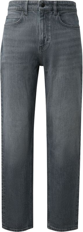 Q/S by s.Oliver - Relaxed Tapered Jeans - Grijs