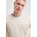 Q/S by s.Oliver - Sweater - Beige - Regular Fit - Lange Mouwen