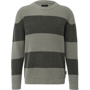 Gebreide Trui - Regular Fit - Grofgebreid - Met Washeffect - Rondhals