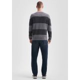 Q/S by s.Oliver - Gebreide Trui - Antraciet - Regular Fit - Lange Mouwen