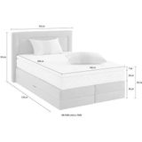 Westfalia Schlafkomfort Boxspringbett, wahlweise mit Bettkasten und Topper