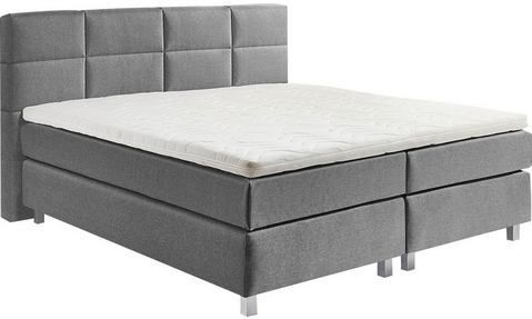 Westfalia Schlafkomfort Boxspringbett, wahlweise mit Kaltschaum-Topper, 2 Matratzenqualitäten