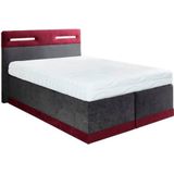 Westfalia Schlafkomfort Boxspringbett, mit LED-Beleuchtung