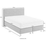 Westfalia Schlafkomfort Boxspringbett, wahlweise mit Topper