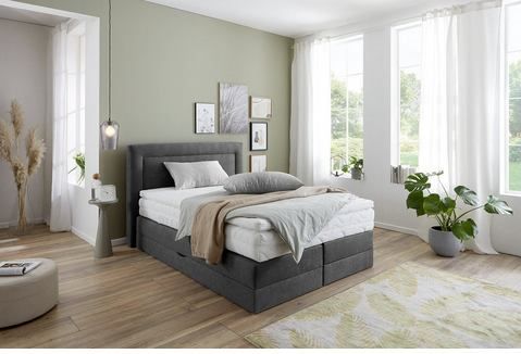 Westfalia Schlafkomfort Boxspringbett, wahlweise mit Bettkasten und Topper