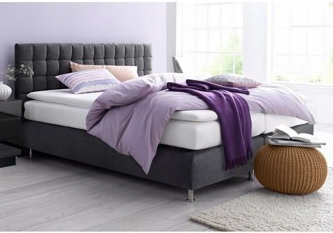 Westfalia Schlafkomfort Boxspringbett, mit Kaltschaum- oder Federkernmatratze, auch mit Topper lieferbar.