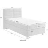 Westfalia Schlafkomfort Boxspringbett, wahlweise mit Kaltschaum-Topper, 2 Matratzenqualitäten