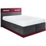 Westfalia Schlafkomfort Boxspringbett, mit LED-Beleuchtung