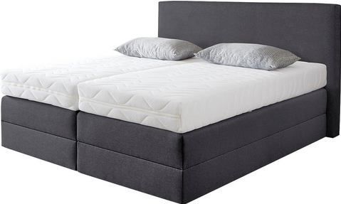 Westfalia Schlafkomfort Boxspringbett, wahlweise mit Kaltschaum-Topper und versch. Matratzenarten/Härtegraden