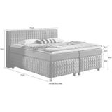 Westfalia Schlafkomfort Boxspringbett, mit Topper